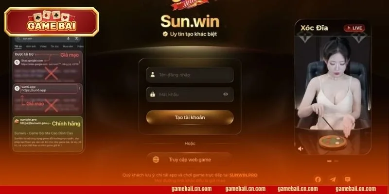 Người chơi cần thực hiện theo 4 bước cơ bản để tải app Sunwin.